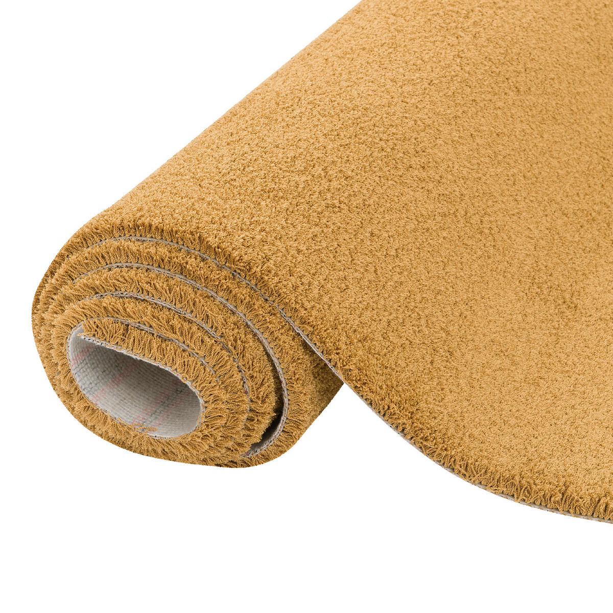LUXUS LÄUFER HOCHFLOR SHAGGY TEPPICH VELVET - Currygelb, Textil (100/300cm) - Snapstyle