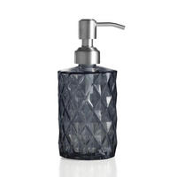 SEIFENSPENDER Glas Dunkelgrau 340ml - Anthrazit, Glas (8/8/18cm)