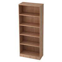 REGAL - 5 Ordnerhöhen 40/80/200,4 cm in Nussbaumfarben - Nussbaumfarben, Holzwerkstoff (80/200.4/40cm) - bümö