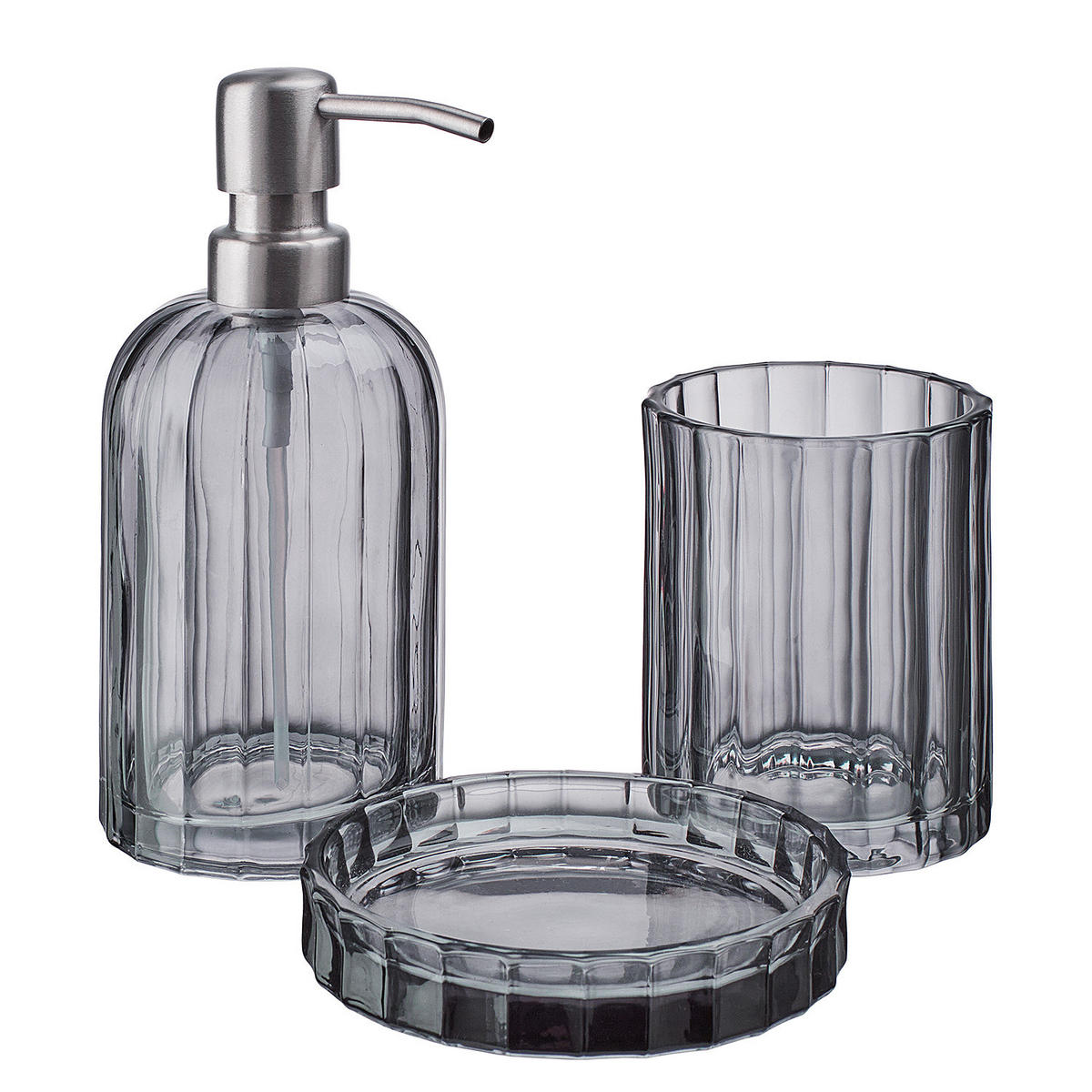 SEIFENSCHALE (2er Set) Tocia - Grau, Glas (11/2/11cm) - Butlers