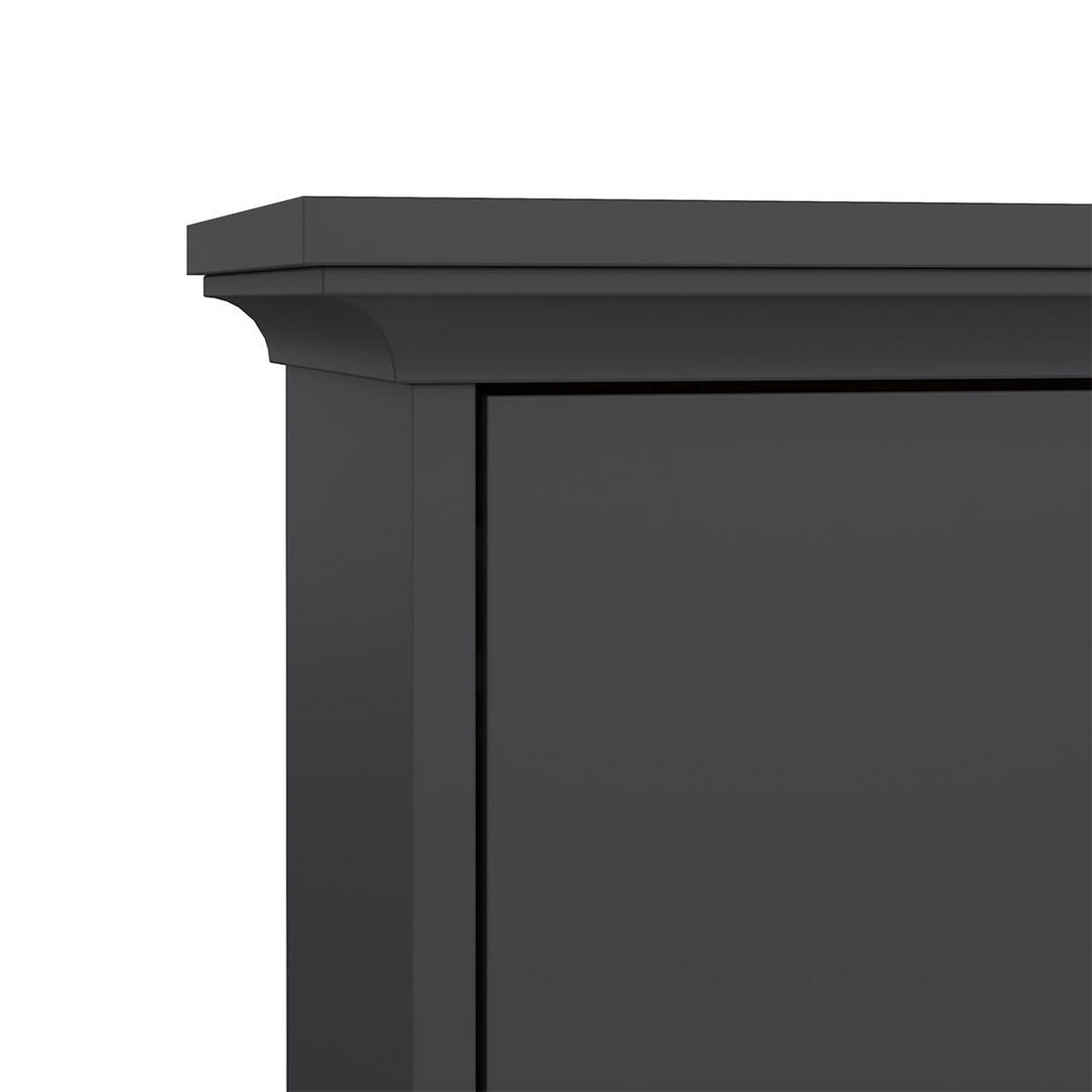 SCHUHSCHRANK Venedig Grau 78/28/128 cm - Grau, Holzwerkstoff (78/128/28cm) - ebuy24