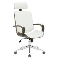 BÜROSTUHL Daytona, Grau Weiß/Grau - Weiß/Grau, Textil/Metall (70/125/70cm) - TPFLiving