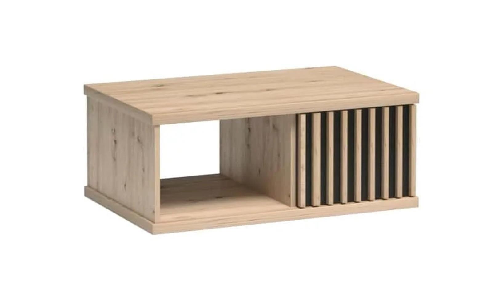 Meblini Couchtisch Eiche Artisan 90x36x58 cm