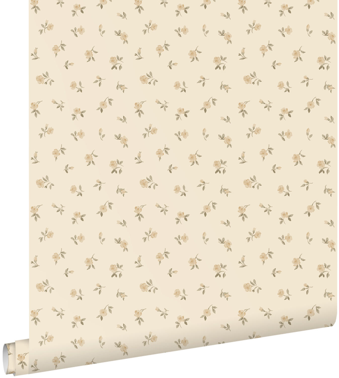 TAPETE Blumenmuster 50 x 900 cm - Gelb, Papier (50/900cm) - ESTAhome