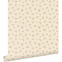 TAPETE Blumenmuster 50 x 900 cm - Gelb, Papier (50/900cm) - ESTAhome