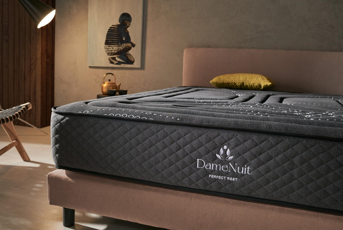 MATRATZE 180x200 Dame Nuit H2/H3 30 cm - Weiß, Textil (180/200cm) - Simpur