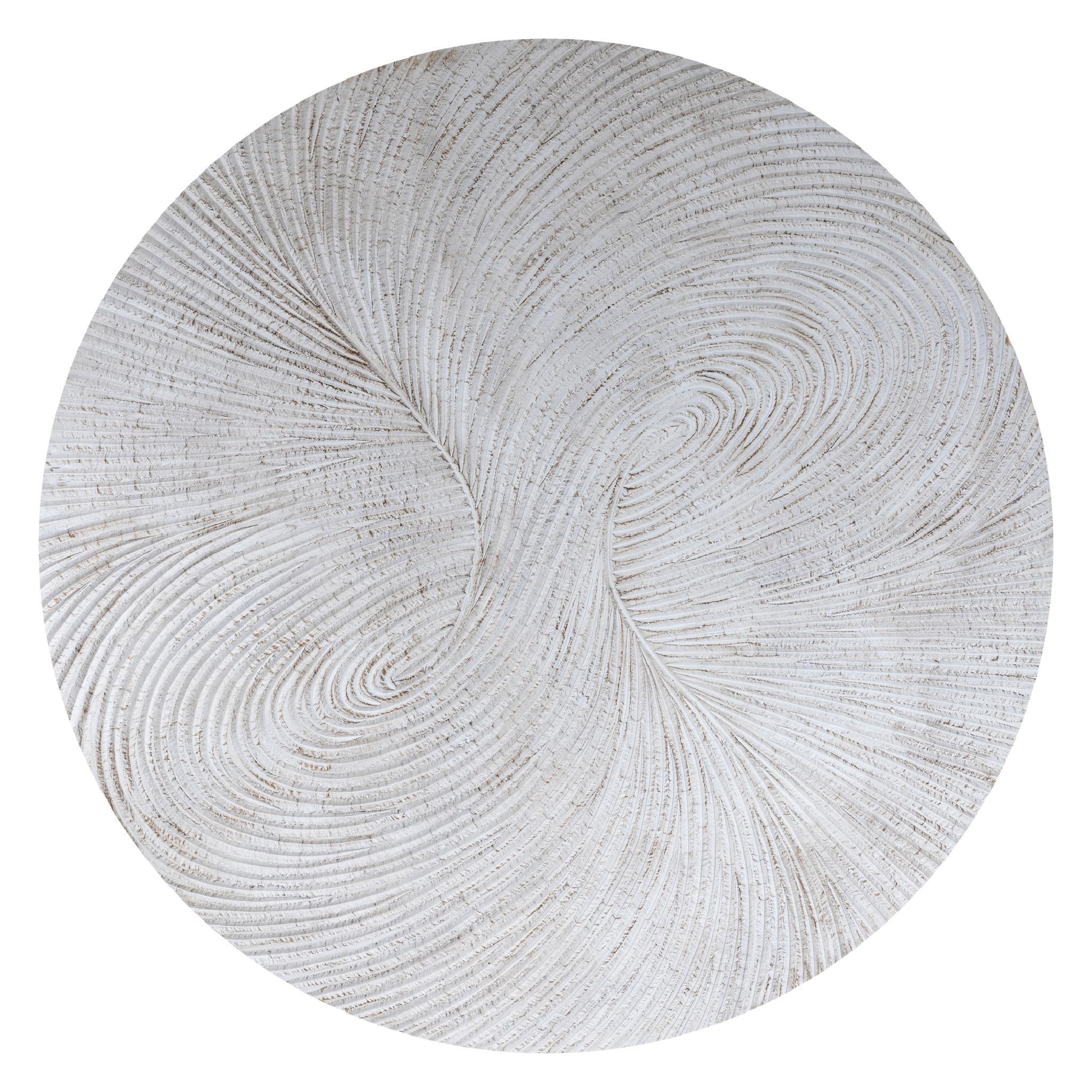 WANDPANEEL Wiktor Weiß 180/3.5/180cm - Weiß, Holz (3.5/180/180cm) - PTMD Collection
