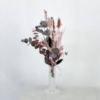 TROCKENBLUMENSTRAUSS Mini Touch of Pink - rosa - Rosa, Naturmaterialien (30cm) - Lykke & You