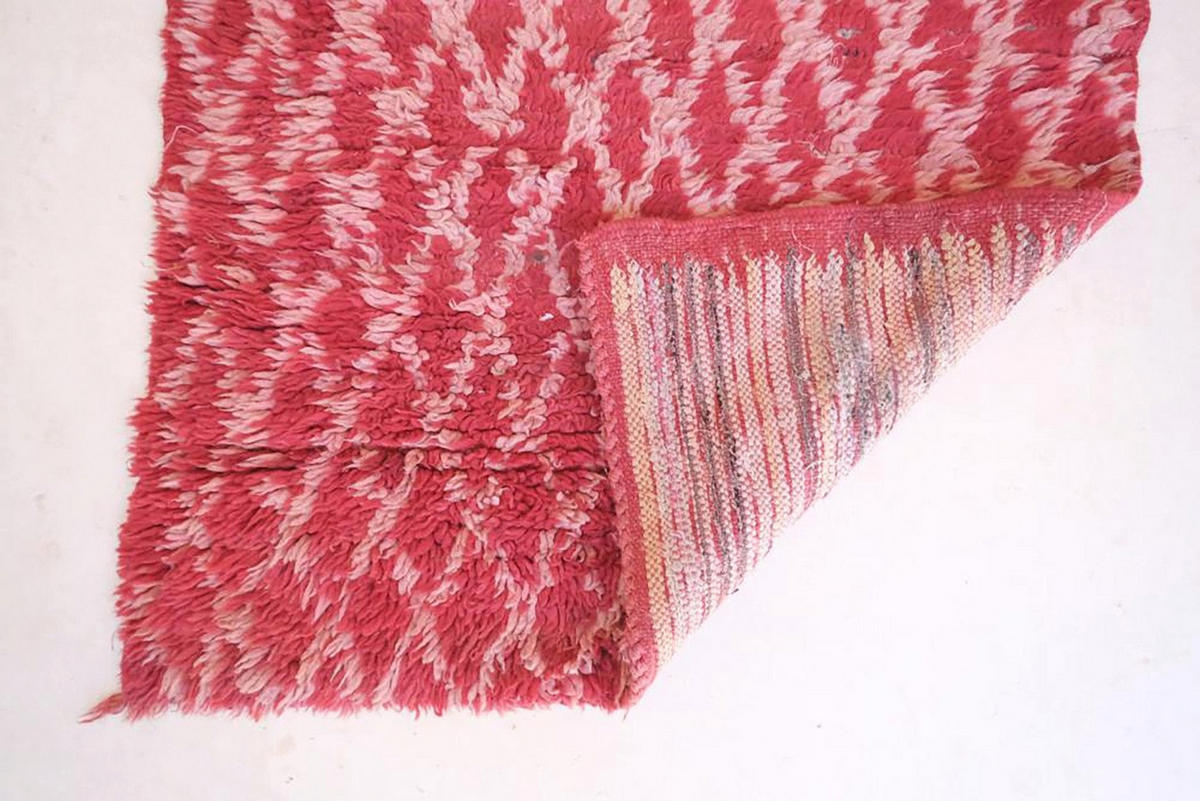 BERBERTEPPICH aus reiner Wolle 82x 287 cm - Pink, Naturmaterialien (82/287cm) - AFK Living