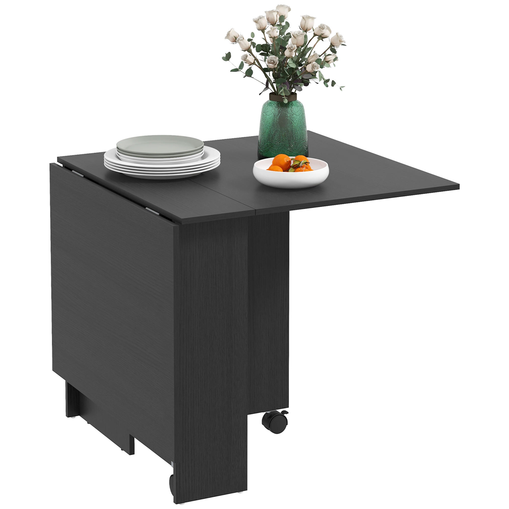 ESSTISCH Schwarz 1 Stück - Schwarz, Kunststoff (140/80/74cm) - GiPP