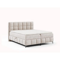 BOXBETT Sophie In Salvador - Beige, Holzwerkstoff/Textil (100/200cm) - Fun Möbel