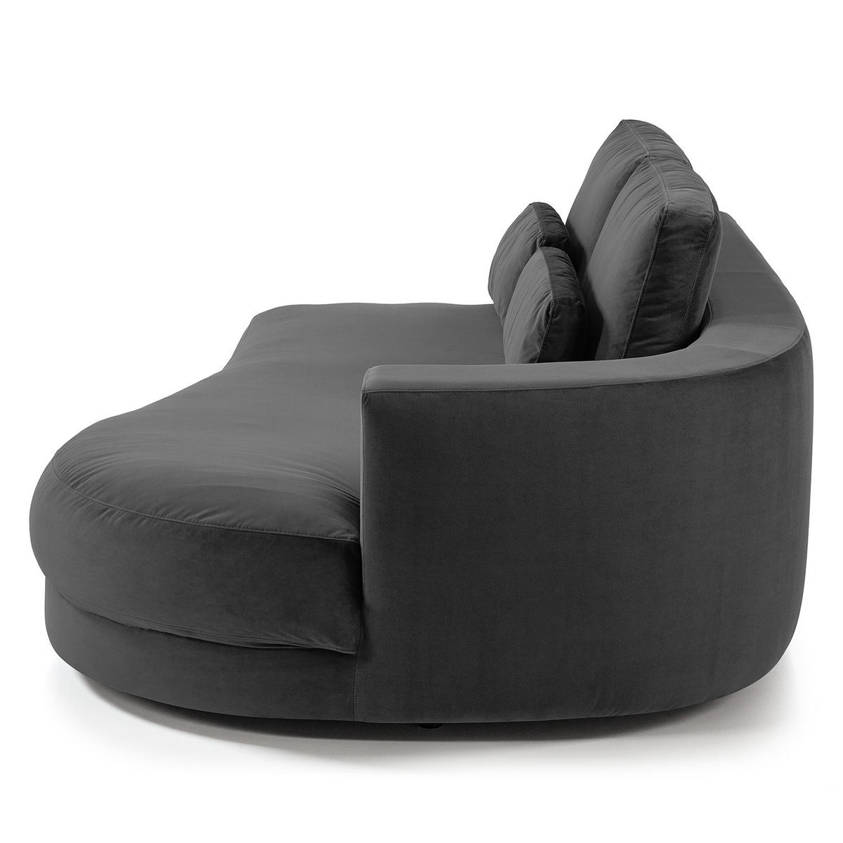 MODULLONGCHAIR - Grau, Textil (194/80/145cm) - home24