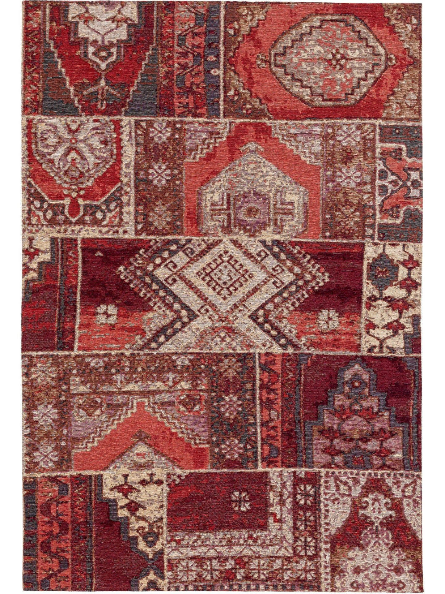 FLACHGEWEBETEPPICH Stay Rot 75x165 cm - Rot, Textil (75/1cm) - KUNSTLOFT