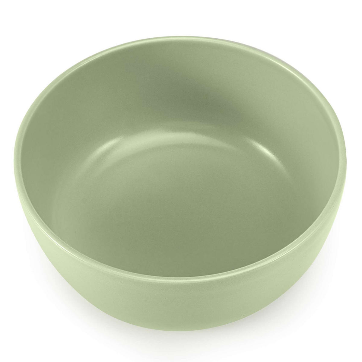 SCHÜSSEL-SET VICTO 6 Personen 6-tlg - Grün, Keramik - KONSIMO®
