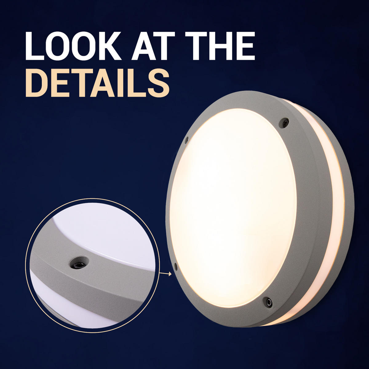 AUSSENLEUCHTE Carlota - Grau, Metall (30/30/9cm) - Paco Home