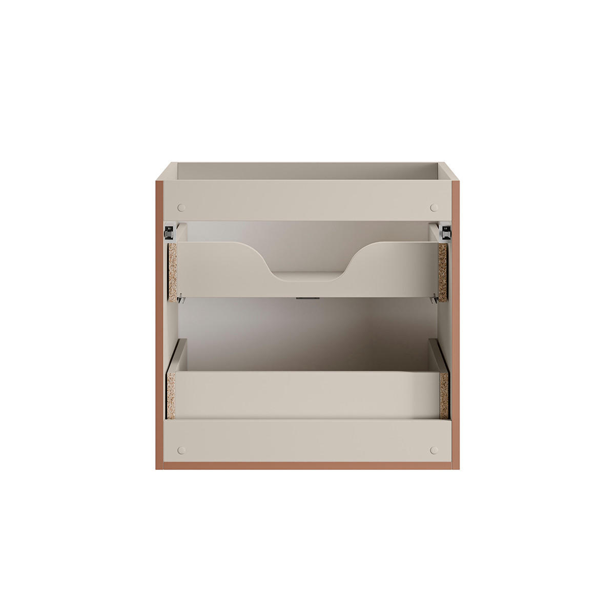 KOUPELNOVÝ NÁBYTEK 100.6cm Alba 2er-Set Kašmír - béžová, kompozitní dřevo (100.6/59/48cm) - Petits-meubles