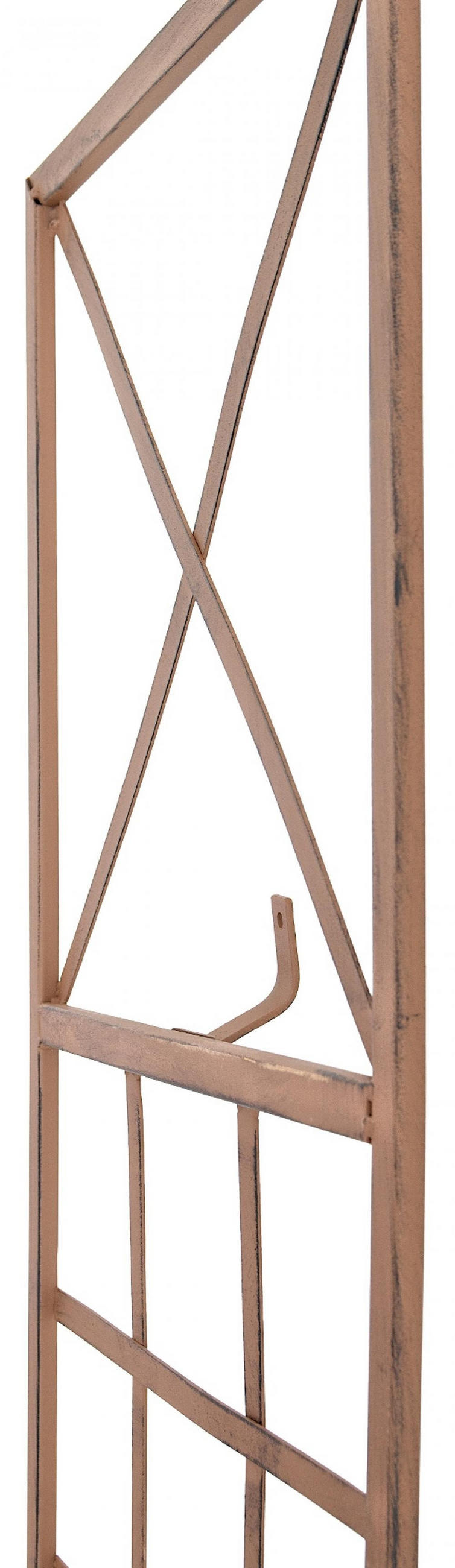 RANKGITTER Metall Antik Braun - Braun, Metall (40/198/2cm) - CLP