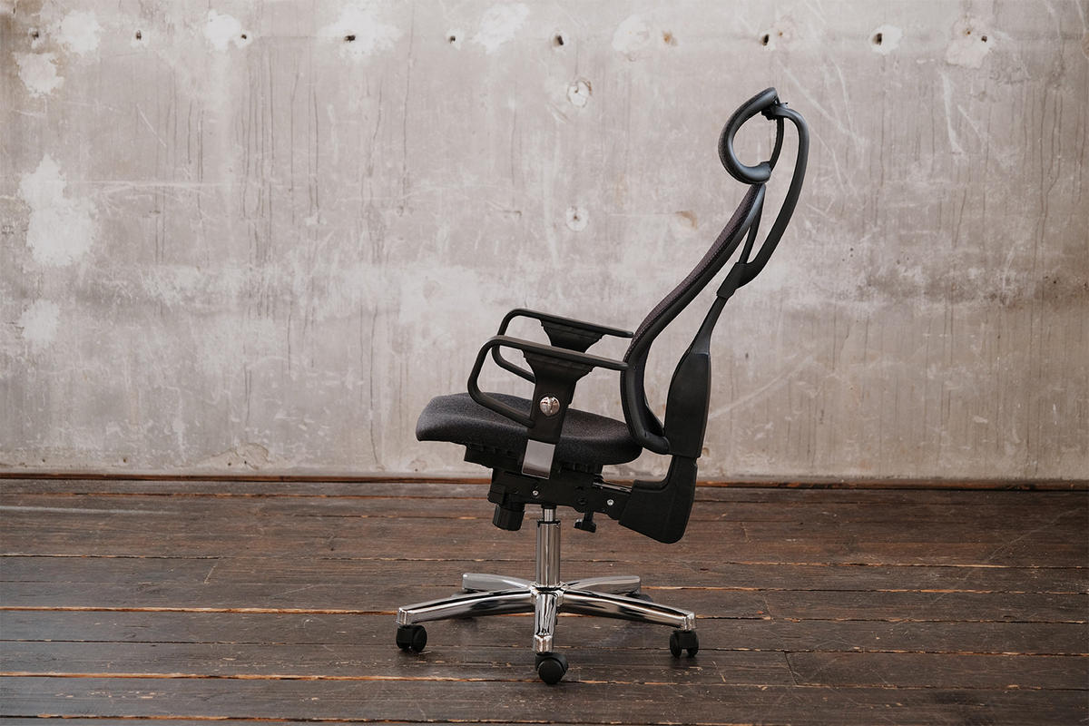 BÜROSTUHL FINO Anthrazit Kunststoff Höhenverstellbar - Anthrazit/Silberfarben, Kunststoff/Metall (64/120/64cm) - KAWOLA