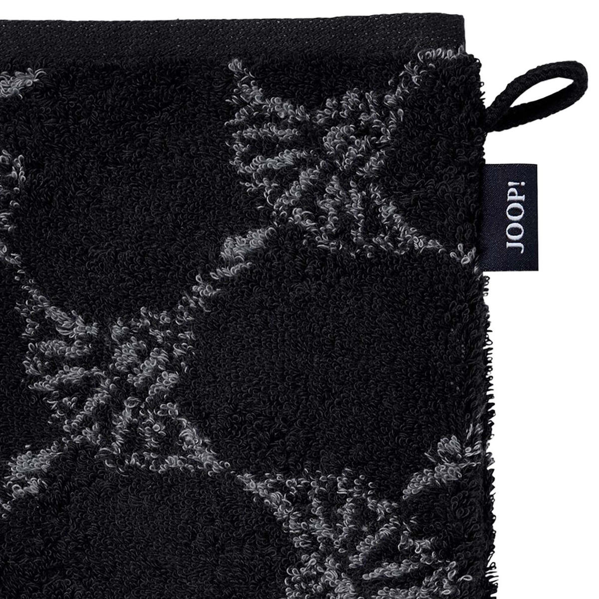 WASCHLAPPEN Unisex Doubleface Schwarz 3er Pack Baumwolle - Schwarz, Textil (16/22cm) - Joop!