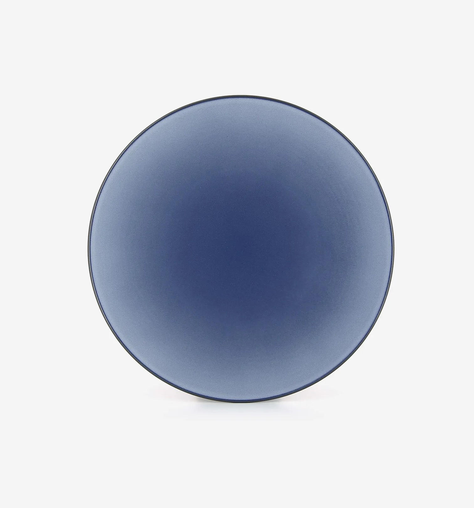Revol Porcelaine France Teller Blau