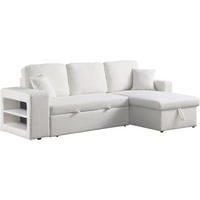 ECKSOFA axel weiss - Weiß, Textil (146/233cm) - Habitat Garten