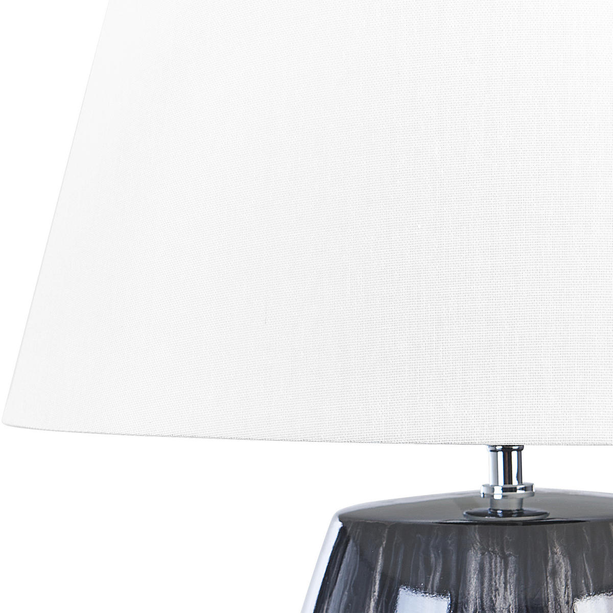 TISCHLAMPE Cidra 48/48/63 cm - Grau, Keramik (48/48/63cm) - Beliani