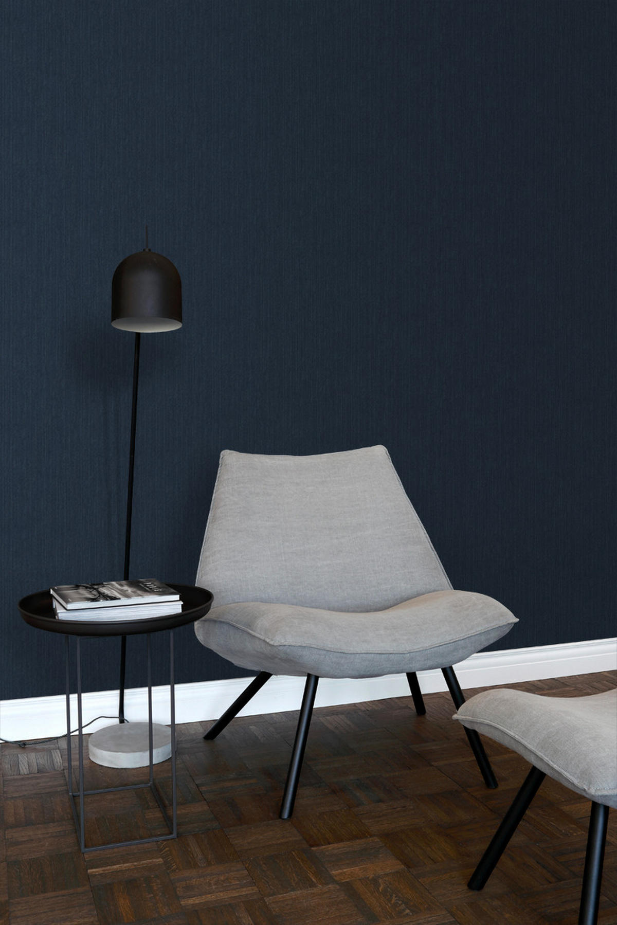 TAPETE Jeans-Optik 53 cm x 10.05 m - Blau, Papier (53/1000cm) - ESTAhome
