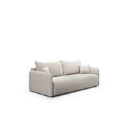 SCHLAFSOFA 4-Sitzer Creme - Creme, Textil (216/86/105cm) - Furnisell