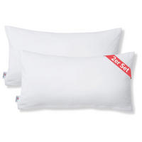KISSENBEZUG Soft Jersey 2er-Set 40/80 cm - Weiß, Naturmaterialien (40/80cm) - DarBene