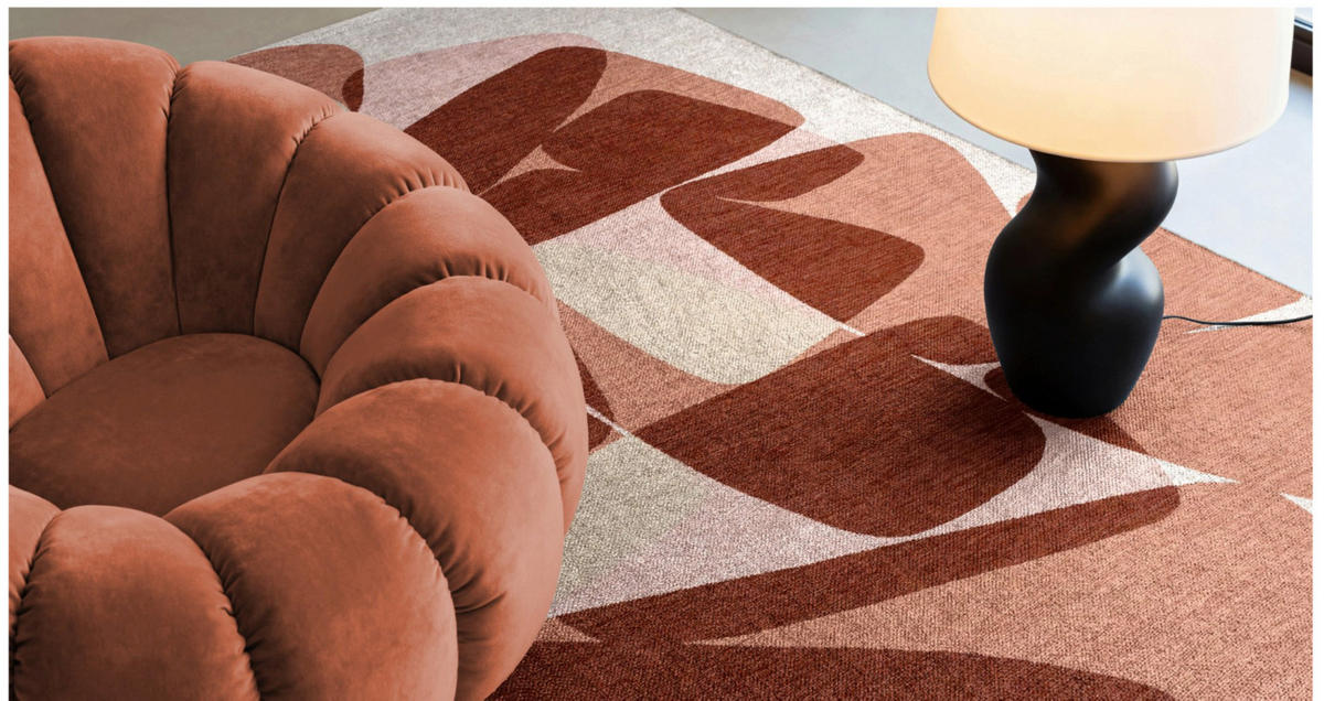 TEPPICH modern Flachgewebe ROCKY Rosa 240 x 340 cm - Pink, Textil (240/340cm) - Novatrend