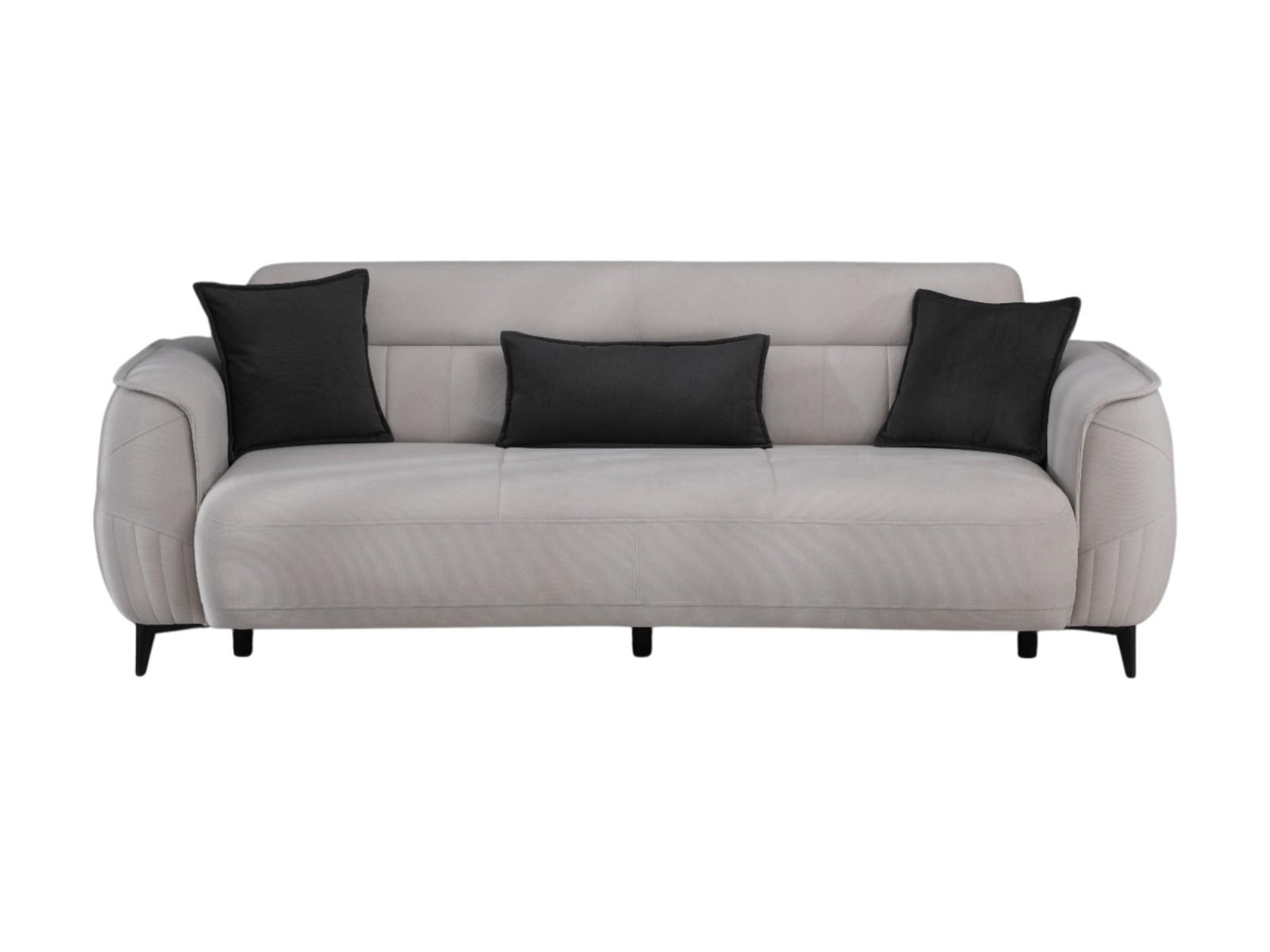 3-SITZER SOFA Cordoba Beige - Beige, Holzwerkstoff/Kunststoff (240/85/100cm)