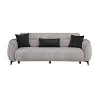 3-SITZER SOFA Cordoba Beige - Beige, Holzwerkstoff/Kunststoff (240/85/100cm)