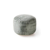 TABURE Nova svetlo zelene barve 55x55x30 cm - zelena, tekstil (55/30/55cm) - KUNSTLOFT