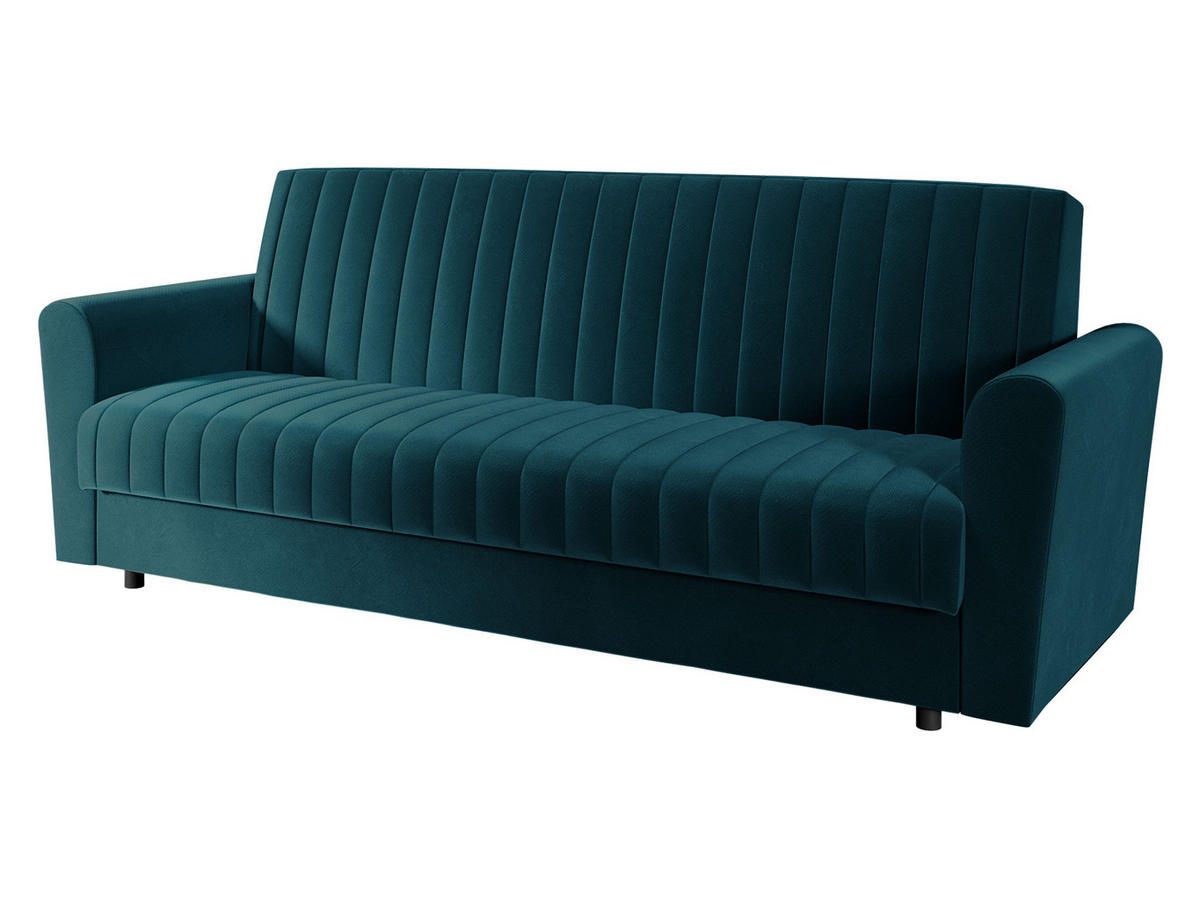 SCHLAFSOFA Molly - Schwarz/Rosa, Holz/Kunststoff (230/87/90cm) - MIRJAN24