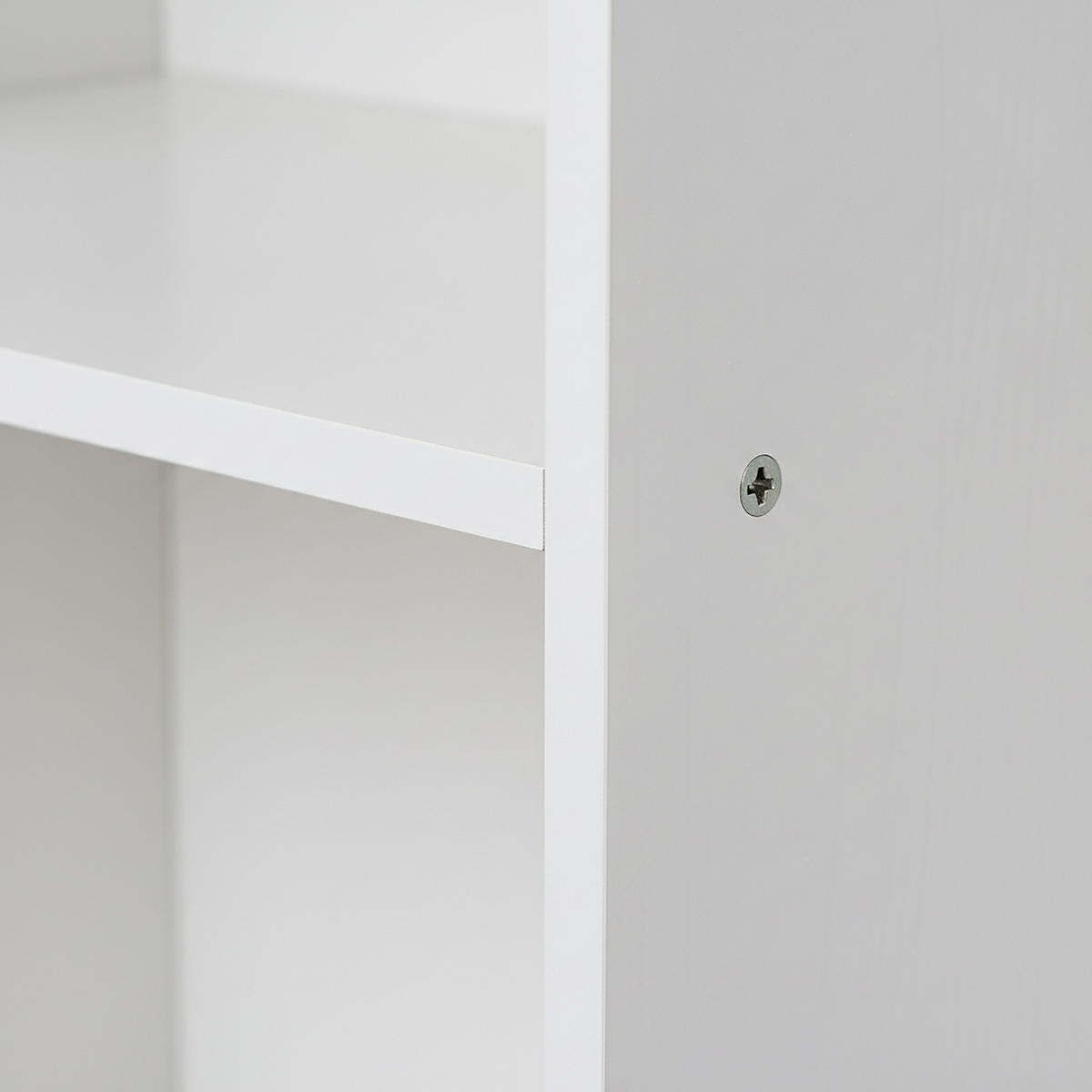 BÜCHERREGAL - Weiß, Holzwerkstoff (60/82/24cm) - Relaxdays