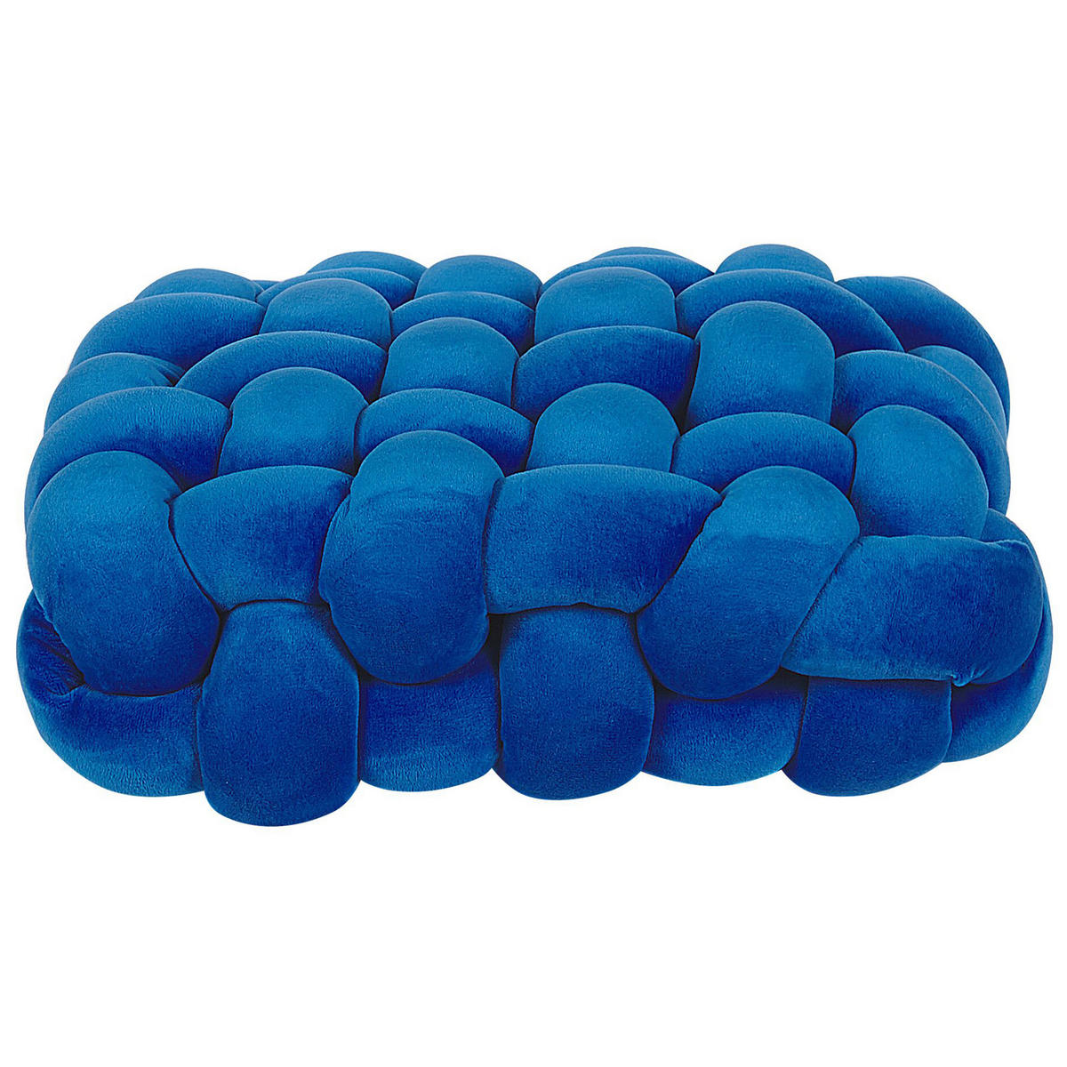 DEKOKISSEN Marineblau 30/30 cm Sirali - Dunkelblau, Textil (30/30cm) - Beliani