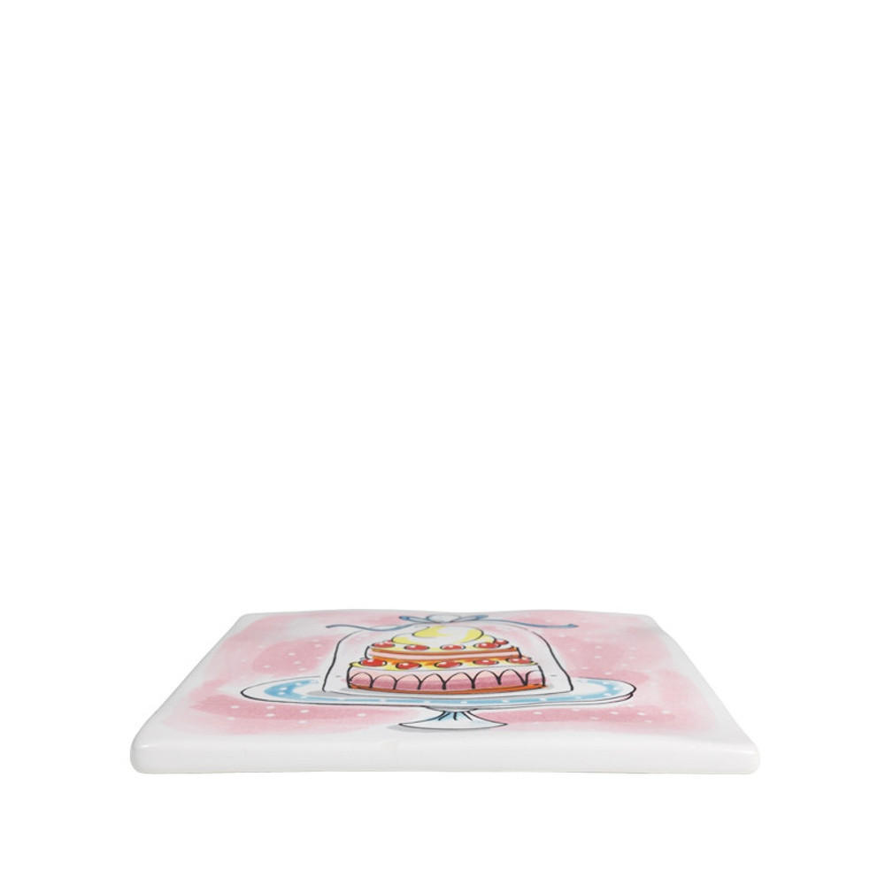 FLIESE Blond Torte in Bunt - 13cm - Multicolor, Keramik (13/0.5/13cm) - Blond Amsterdam