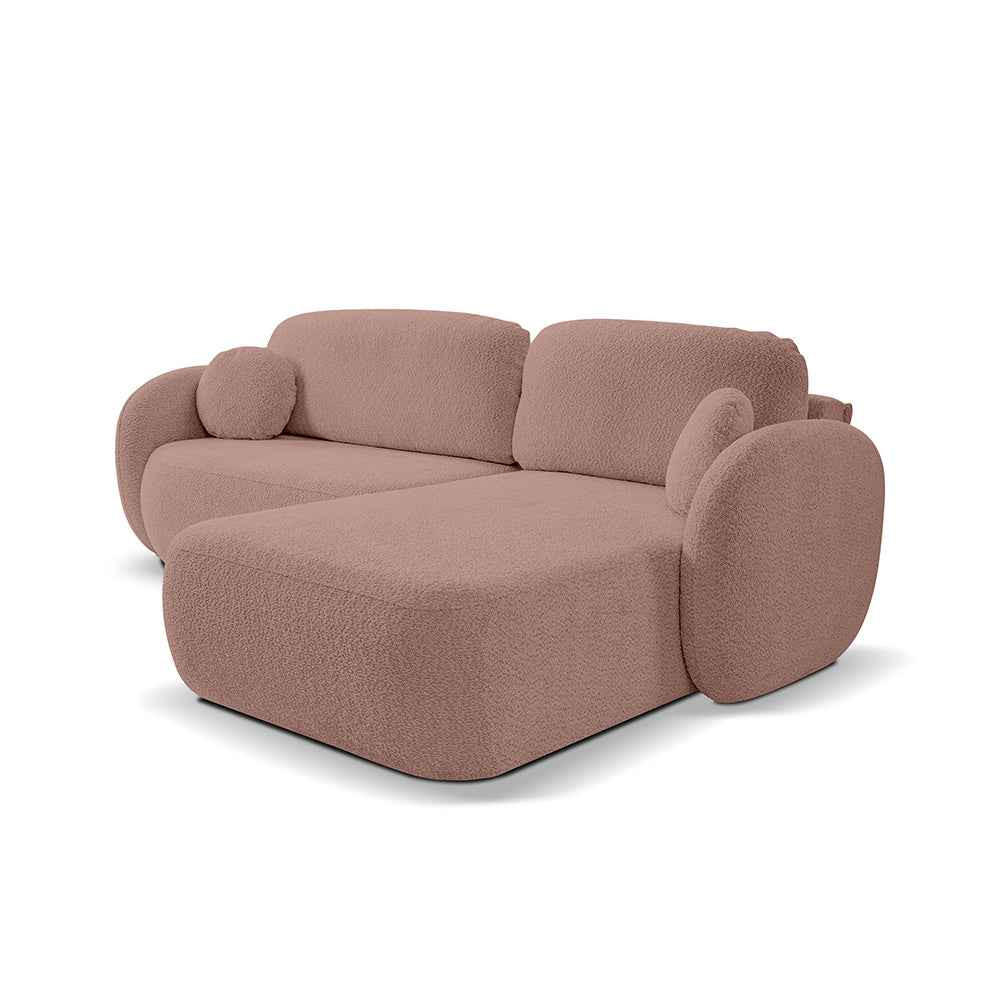Pillovely Ecksofa Mehrfarbig 248x86.5x174 cm