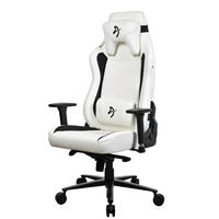 GAMINGSTUHL Vernazza XL SoftPU™ Weiß - Schwarz/Weiß, Kunststoff/Metall (76/138/53cm) - Arozzi