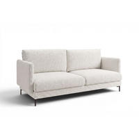 SOFA Helmer 3-sitzer In Stoff Baloo - Weiß, Holzwerkstoff/Textil (226/95/95cm) - Fun Möbel