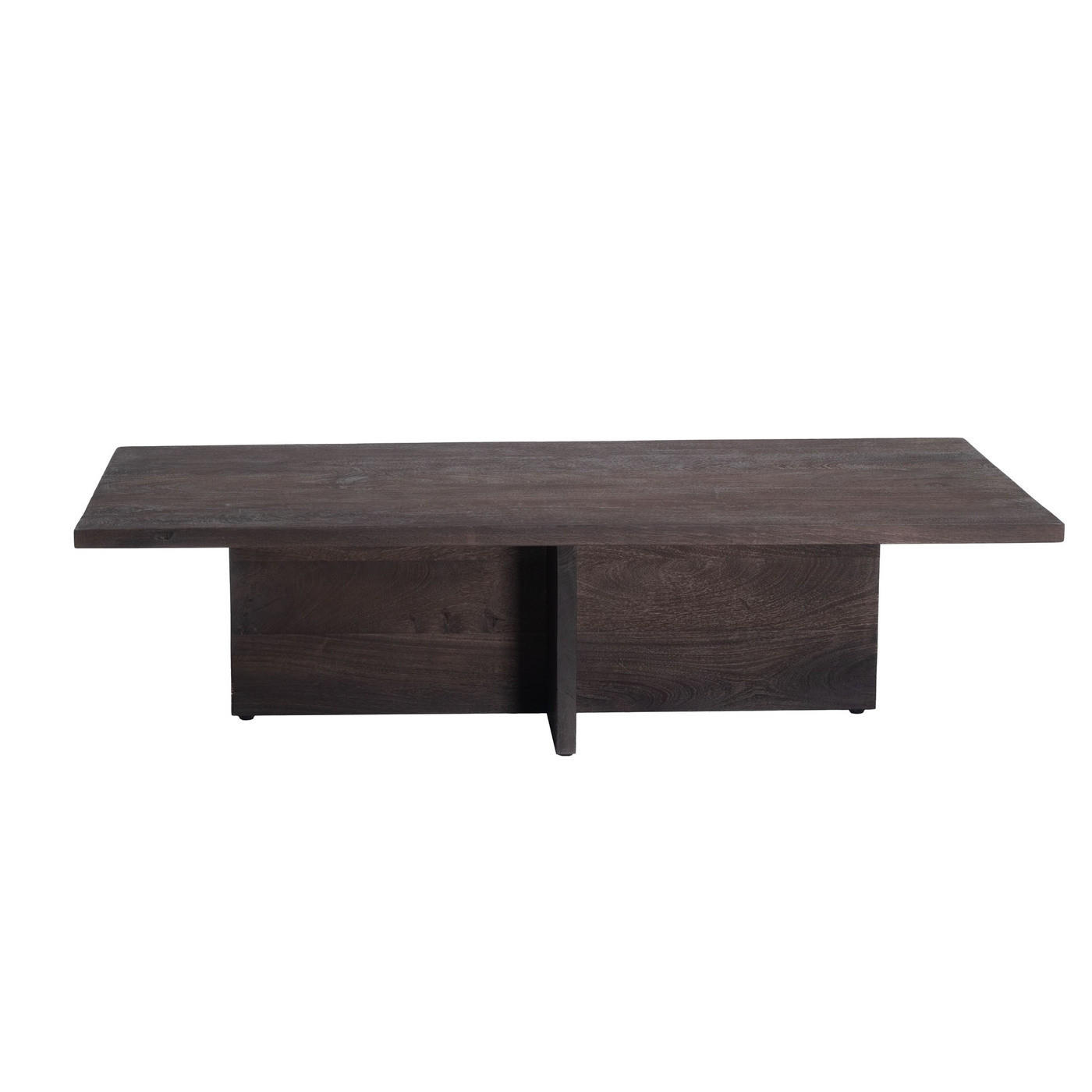 Giga Meubel Couchtisch Dunkelbraun 70x38x140 cm