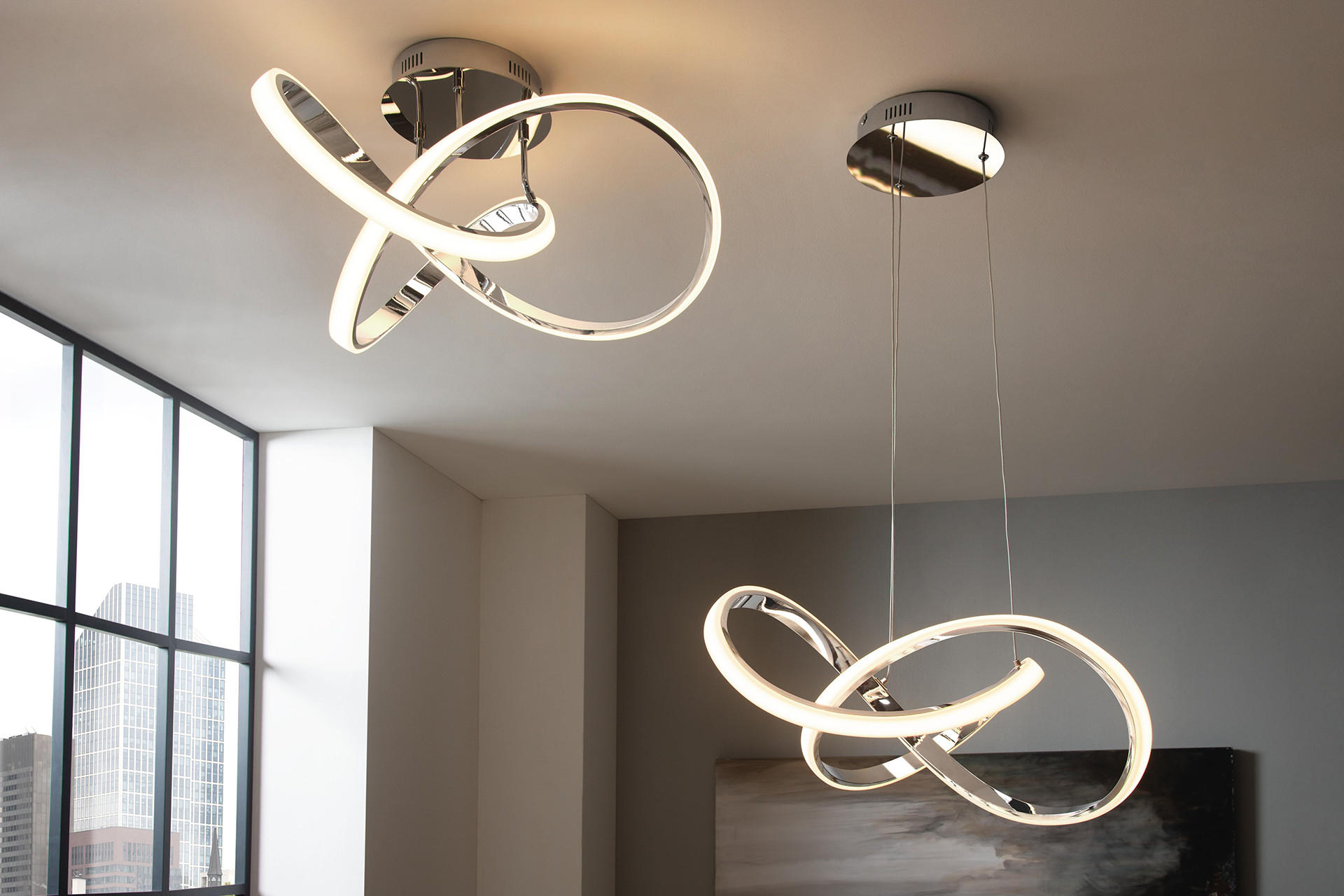 Moderní závěsná LED světla