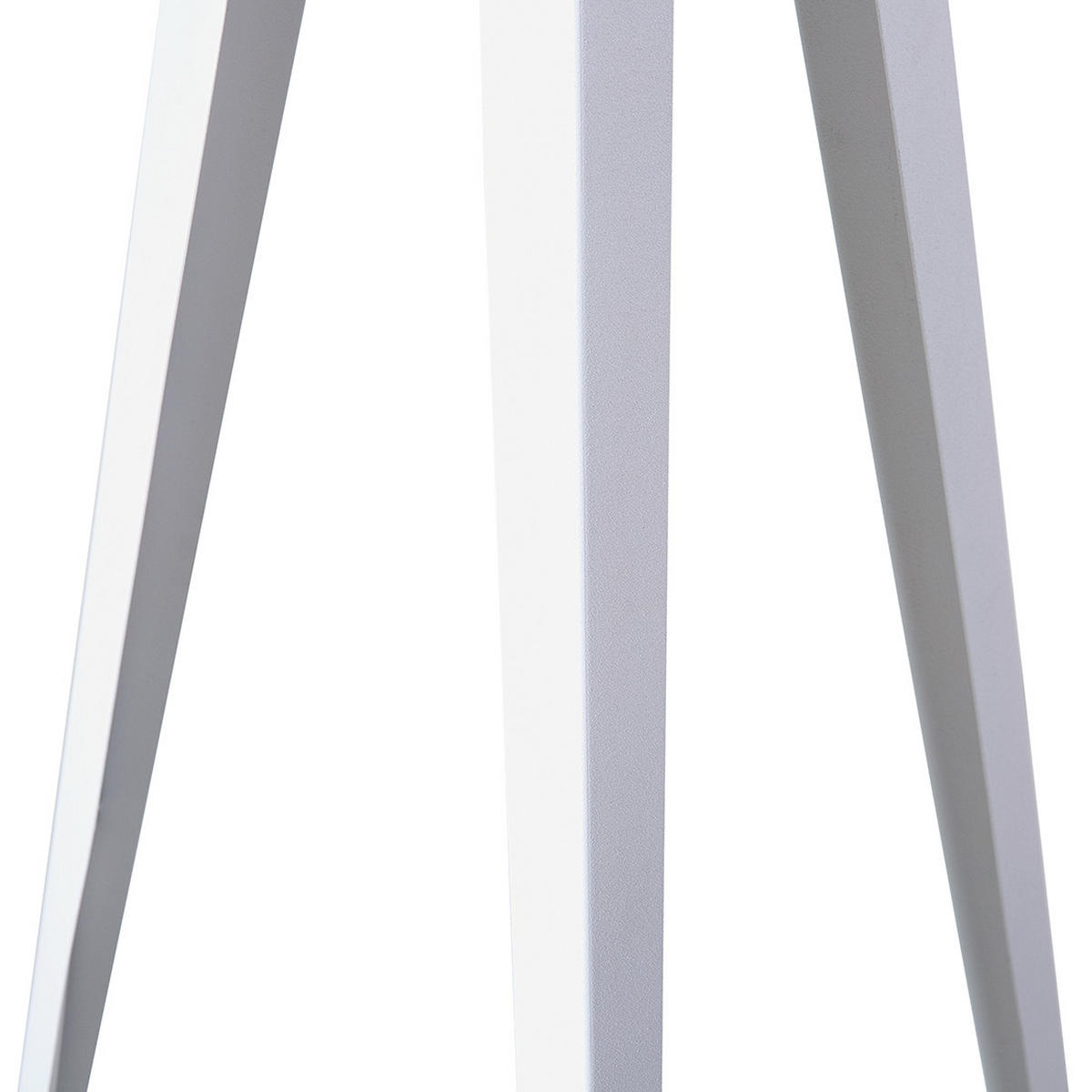 STEHLAMPE Stiletto 50/50/156 cm - Weiß, Metall (50/50/156cm) - Beliani