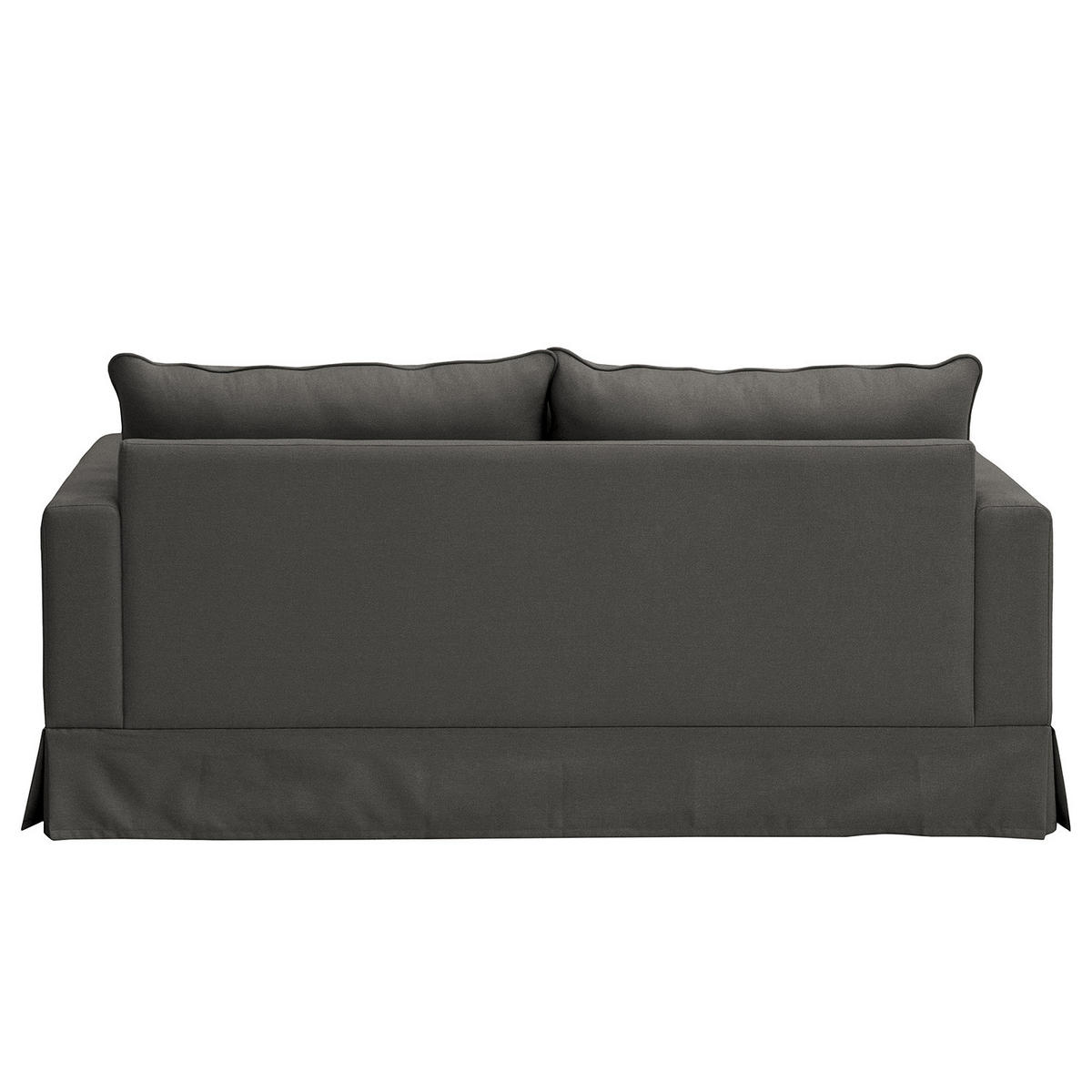 2,5-SITZER SOFA mit Husse - Webstoff - Anthrazit, Textil (180/82/104cm) - home24