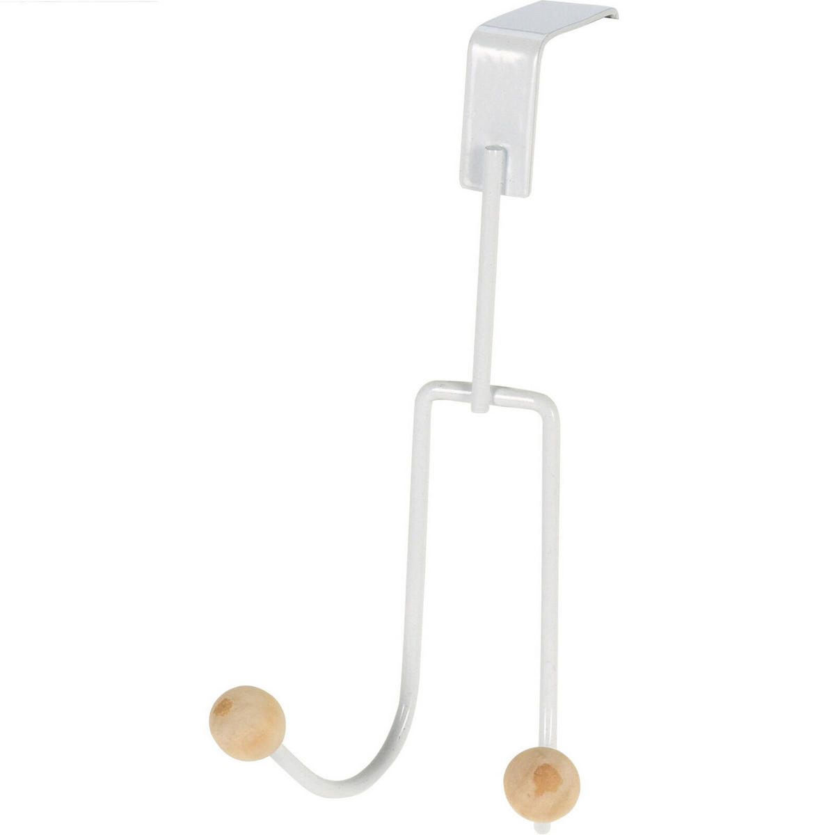 TÜRHAKEN 19/9,5/10,5 cm - Weiß, Metall (11/26/11cm)