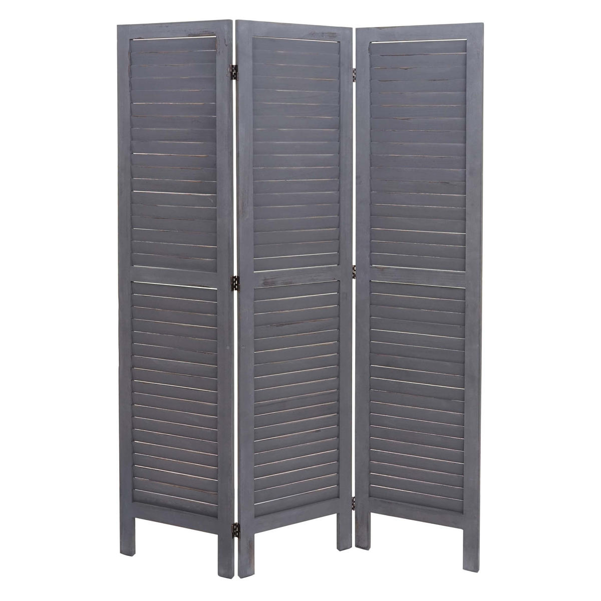 PARAVENT Grau - Grau, Holz (120/170/2cm) - MCW