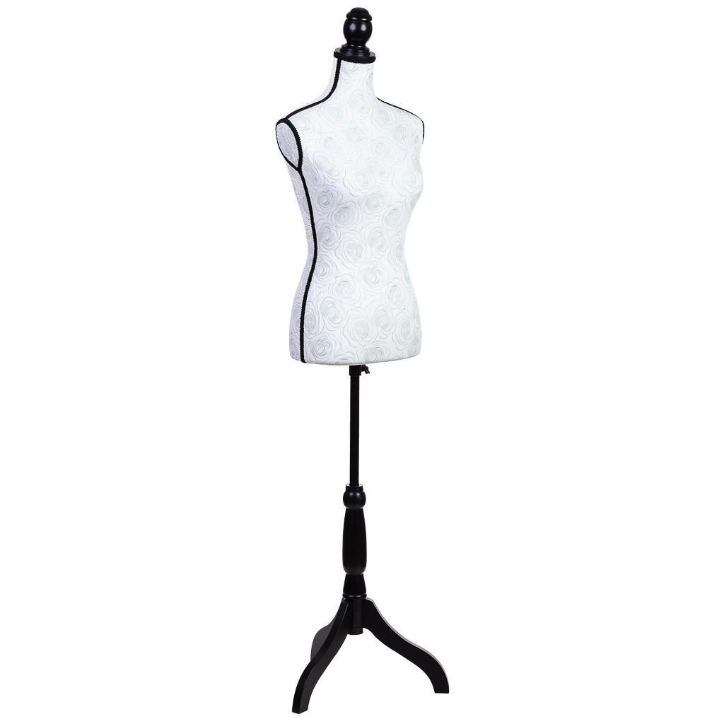 VITRINEPUPPE aus holz und schaumstoff 24x38x168cm - Weiß, Holz (24/168/37cm) - Wanderlust