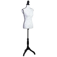 VITRINEPUPPE aus holz und schaumstoff 24x38x168cm - Weiß, Holz (24/168/37cm) - Wanderlust