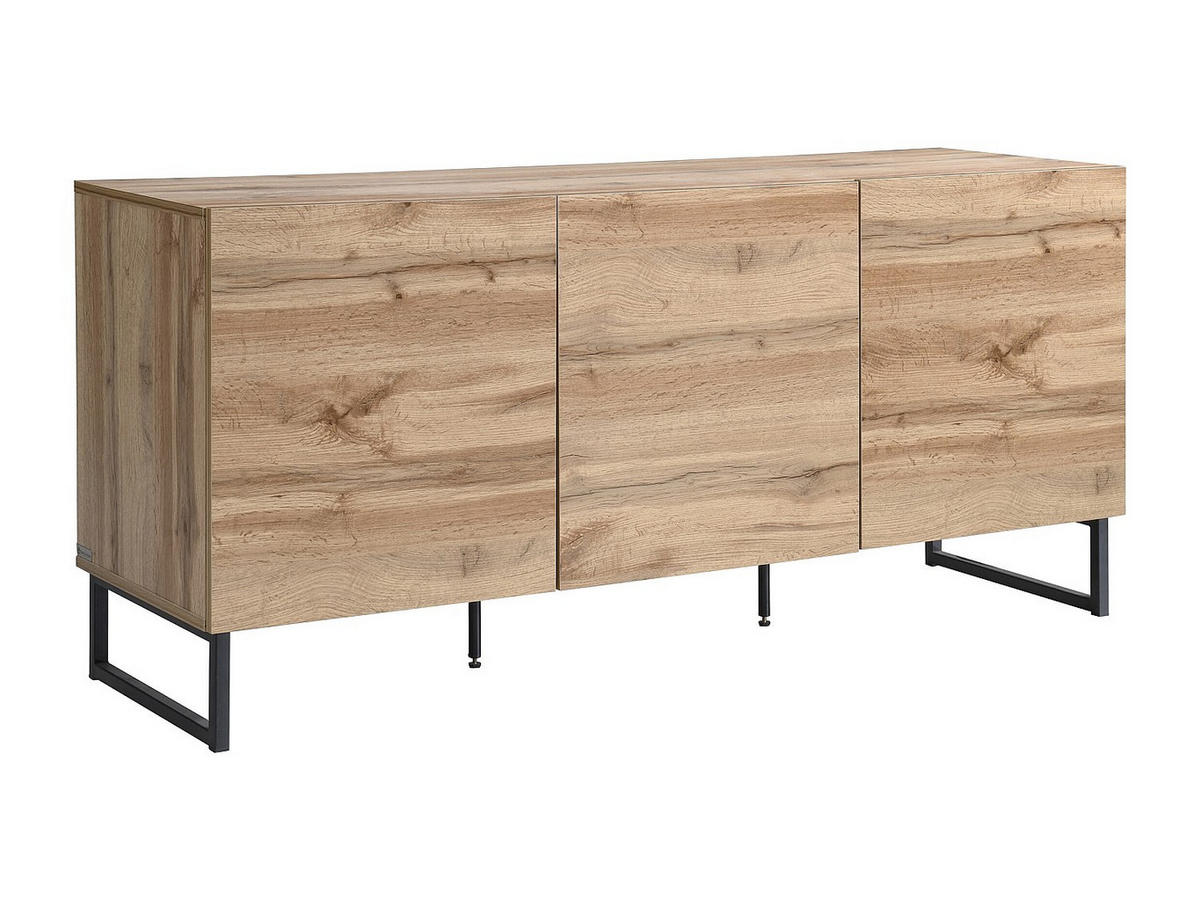 SIDEBOARD mit 3 Türen - Holzfarben - CEVANIA - Hellbraun, Holz (140/66/40cm) - Vente-Unique