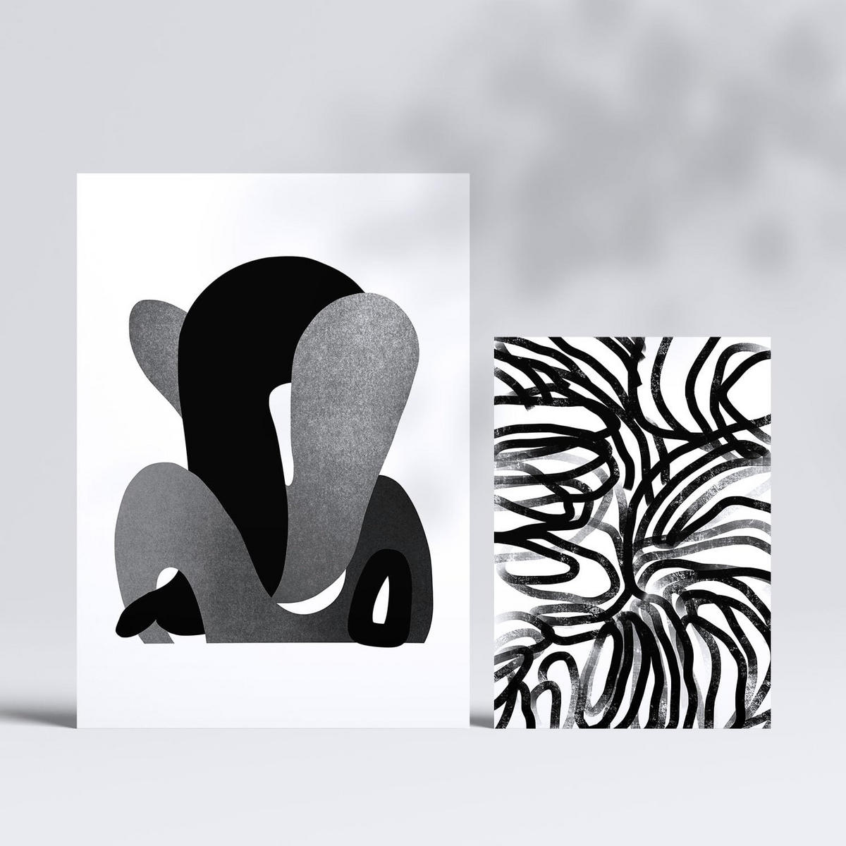 POSTER Set Mit 6 Kaput Handwerk In Liebhaber Abstrakt Ästhetische Dekorative Gemälde Für Ihr Wohnzimmer, Schlafzimmer, Zuhause A3 & A4 Rahmenlos - Klar, Papier (29/3cm) - Nacnic